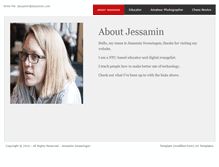 Tablet Screenshot of jessamin.com